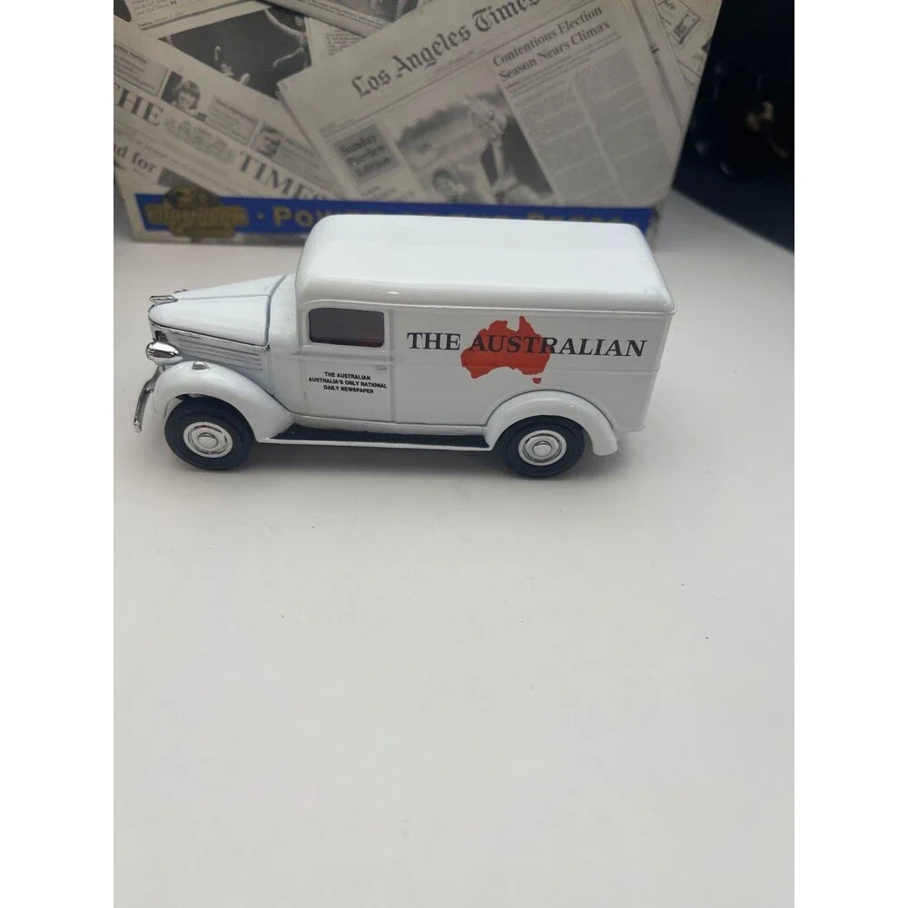 Matchbox Collectibles Australian Newspaper Van Diecast w/ Box 4.5